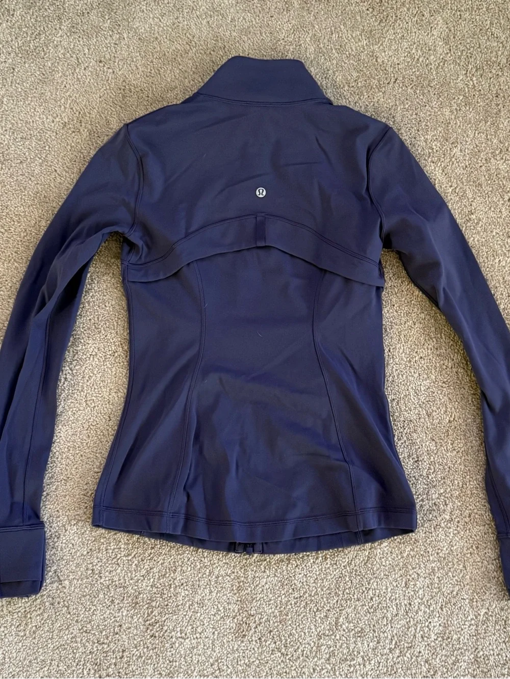 Lululemon Define Jacket Nulu Nightfall Purple Zip Thumbholes Size 6 - Picture 4 of 5